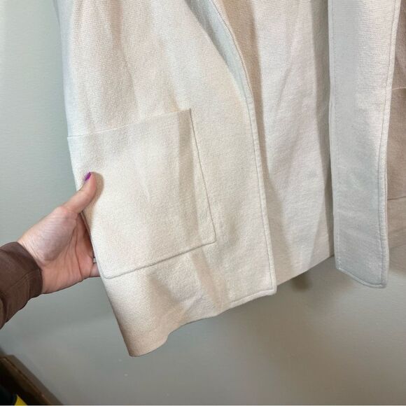 J. Crew Open Front Sophie Sweater Blazer XS Off-White - Picture 7 of 13